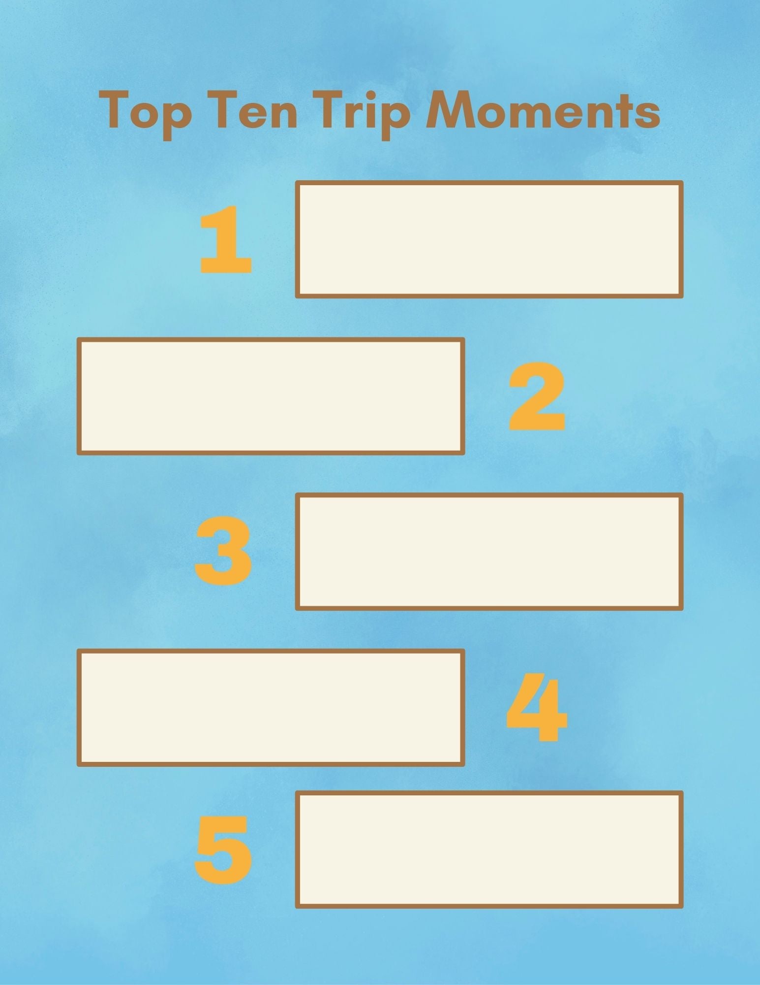 Travel Journal