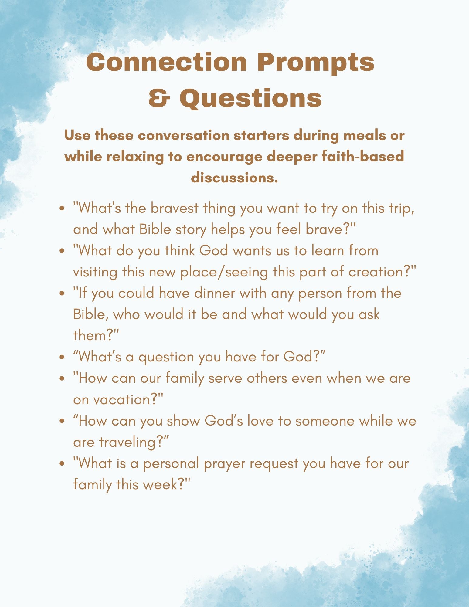 Travel Devotionals